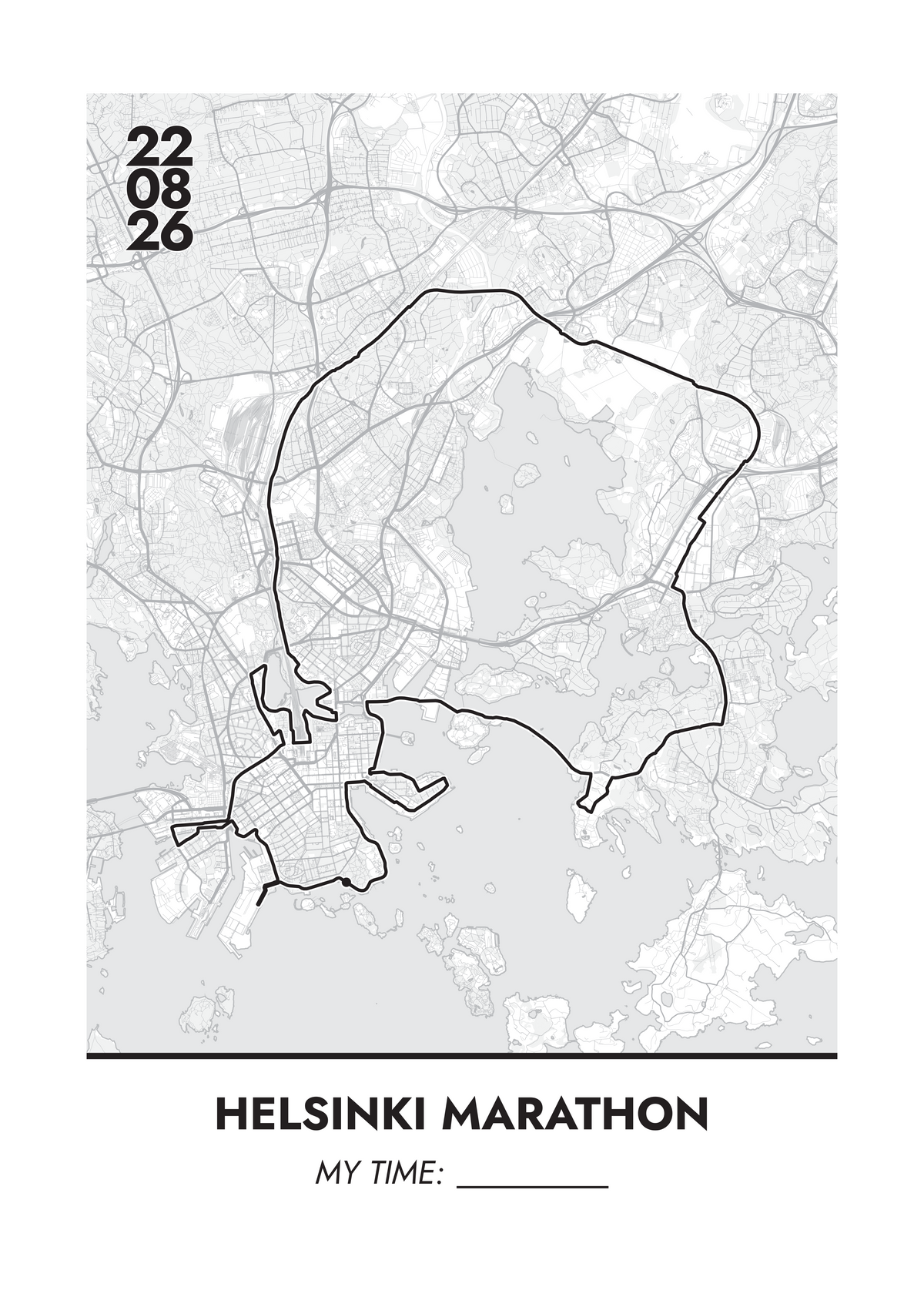 Reittijuliste, Helsinki Marathon 2026