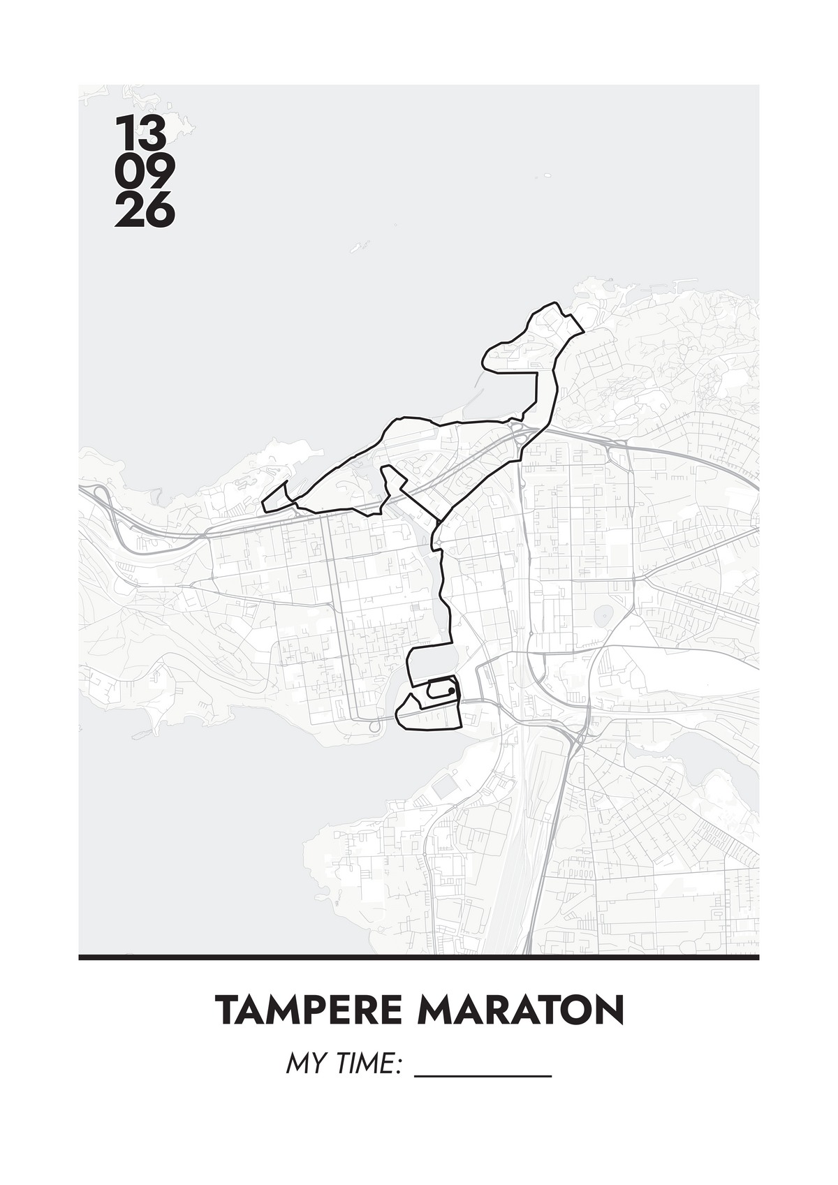 Reittijuliste, Tampere Marathon 2026