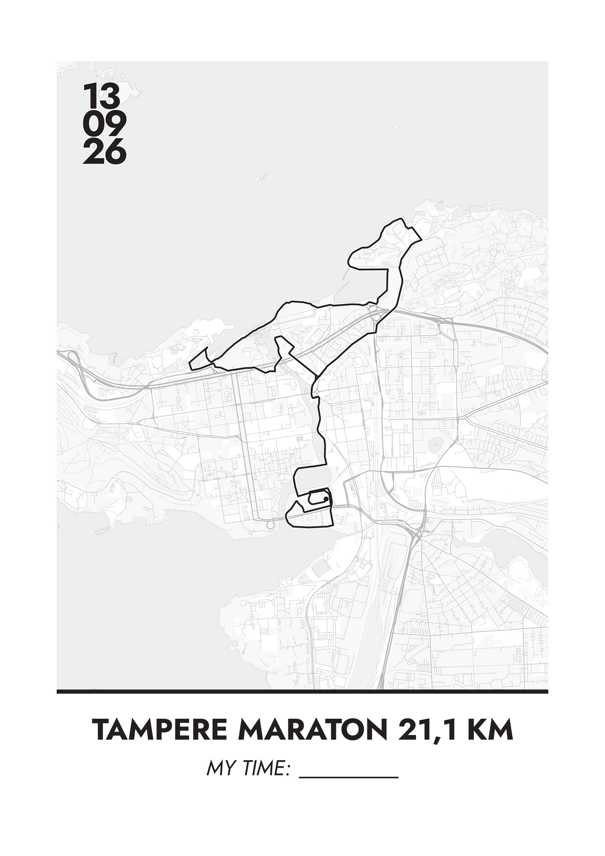 Reittijuliste, Tampere Half Marathon